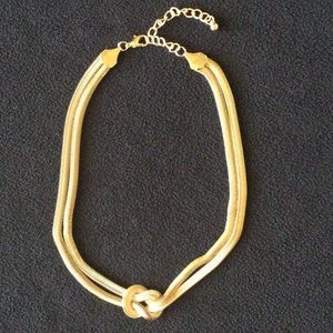 Gold Tone Adjustable Length Necklace